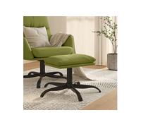Tabouret 60x60x36 cm velours vert clair341581