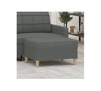 Tabouret 70x55x41 cm tissu gris foncé349272