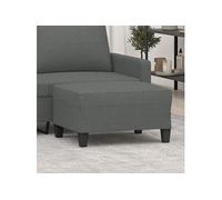 vidaXL Tabouret 349348 - 70x55x41 cm Tissu Gris foncé