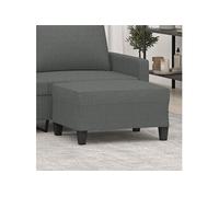 Tabouret 70x55x41 cm tissu gris foncé349348