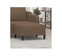 Repose-pied Jaune Clair 70x55x41 cm Tissu Tabouret Pouf Meuble Salon vidaXL