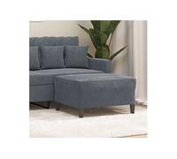 Tabouret 70x55x41 cm velours gris foncé349318