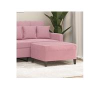 vidaXL Tabouret 70x55x41 cm velours roze349320 Rose G