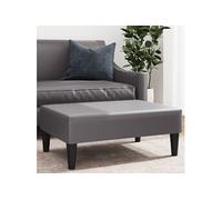 vidaXL Repose-pied gris 77x55x31 cm similicuir