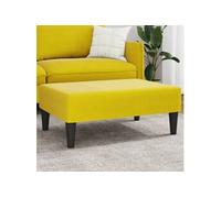 Tabouret 77x55x31 cm velours geel379561
