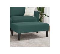vidaXL Repose-pied vert foncé 77x55x31 cm velours