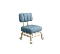 Tabouret à dossier portable avec roulettes - Banc léger et doux pour la maison et les activités sportives