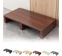 Tabouret à échelle Unique,Antidérapant Forte,Chaises de Marche en Bois,Durable,Forte capacité de Charge,Hauteur 11/15 cm,intérieure/extérieure Finition,Repose-Pieds Ergonomiques,Aide à la mobilité