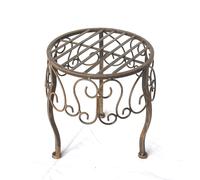Tabouret à fleurs métal marron 25-35 cm support à fleurs 140129 support à...
