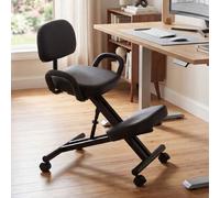 Mendler Chaise à Genoux avec Dossier HWC-Q22 Noire