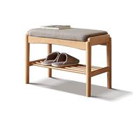 Tabouret à langer confortable et doux - Design compact pour les petits espaces - Idéal pour l'entrée et le porche - Parfait pour les appartements à plusieurs étages