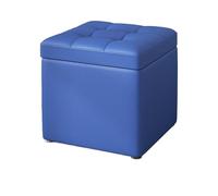 Tabouret à langer élégant en tissu et cuir avec rangement | Repose-pieds bas pour entrée, salon et porte - Idéal pour le style et la fonctionnalité