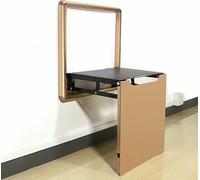 Tabouret à langer mural pour entrée, salle de bain, couloir - Design carré, siège durable et fonctionnel