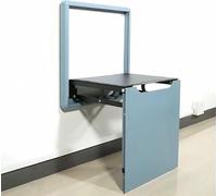 Tabouret à langer mural pour entrée, salle de bain, couloir - Design carré, siège durable et fonctionnel