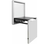 Tabouret à langer mural pour entrée, salle de bain, couloir - Design carré, siège durable et fonctionnel