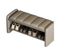 Tabouret à langer simple et moderne - Léger - 100 cm - Siège simple couche pour entrée, couloir, salon - Canapé mobile - Solution de rangement - Gris clair