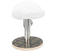 Tabouret à Repasser Rond Multifonction en Bois, Surface Courbe