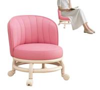 Tabouret à roulettes Siège Confortable au Design Moderne | siège roulant, chaise de pédicure pour maison chambre séjour salle de bain bureau bar boutique salon de