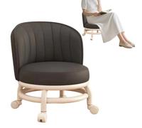 Tabouret à roulettes Siège Confortable au Design Moderne | Tabouret Roulant Robuste pour maison chambre séjour salle de bain bureau bar boutique salon de
