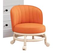 Tabouret à roulettes Siège Moderne imperméable, Ergonomique Doux | Petits tabourets roulants pour le travail pour maison chambre séjour salle de bain bureau bar boutique salon de