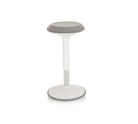 Tabouret / Aide à la position debout BALANCE SIT III W Tissu blanc / gris hjh OFFICE Blanc/Gris G