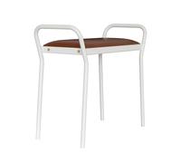 Tabouret Anybody Blanc/Cognac