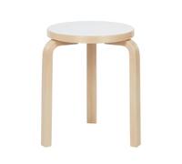 Tabouret Artek 60 en Bouleau Lamellé-collé Blanc