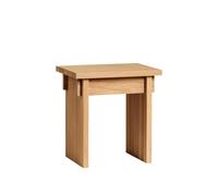 Kristina Dam Studio Pouf Artisan 30x40 cm Chêne laqué chaud