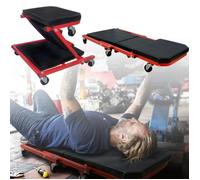 Tabouret Atelier - XMTECH - 2 en 1 - Avec Roues 360° - Chariot de Garagiste - Siège Mécanicien