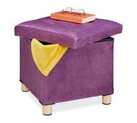 Tabouret avec rangement RD37856, violet