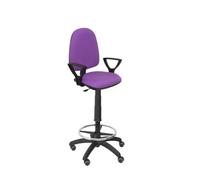 Tabouret Ayna - PIQUERAS Y CRESPO - Modèle Ayna - Bras fixes - Roues de parquet Violet