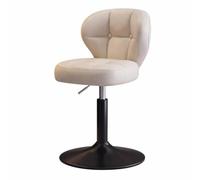 Tabouret Bar avec Dossier Moderne, Blanc, Régulier-385mm-noir | Socle Rond En Métal Noir, Tabouret Bar avec Dossier et Repose-Pieds, Réglable En Hauteur, Mobilier, pour Cuisine