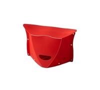 Tabouret Bas 1 Tabouret en Papier Pliable Portable avec poignée de Transport, Sac Rangement à Double Usage for Camping Plein air, Panier Fruits, Chaise Pliante pour Maison(Red with Handle)