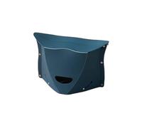 Tabouret Bas 1 Tabouret en Papier Pliable Portable avec poignée de Transport, Sac Rangement à Double Usage for Camping Plein air, Panier Fruits, Chaise Pliante pour Maison(Blue with Handle)