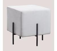 Tabouret Bas En Velours Sam