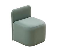 Tabouret Bas,Ottoman, Repose-Pieds avec Poignées Portables Et Dossier for Siège Moderne(Blue)