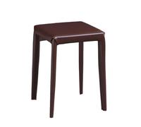Tabouret Bas,Ottoman, Repose-Pieds Selle Minimaliste Moderne Et Polyvalent for Le Salon Moderne(Bruin)