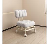 Tabouret bas rotatif à 360 degrés, petit tabouret de maison pour nail art, tabouret de canapé paresseux, tabouret de travail pratique, chaise compacte pour un usage domestique, design polyvalent et