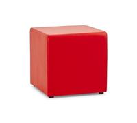 tabouret bas RUBIK RED 41x41x41 cm