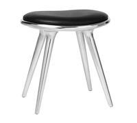 Tabouret bas structure aluminium H 47cm partly recycled aluminium base