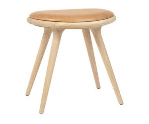Tabouret bas structure chêne H 47cm soaped oak base