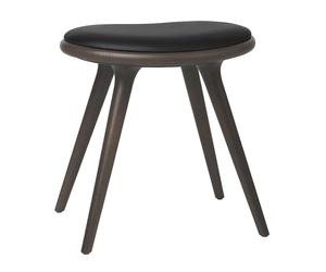 Tabouret bas structure hêtre H 47cm sirka grey beech base
