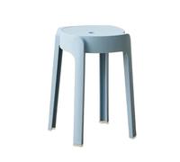 Tabouret Bas Tabouret en Plastique for la Maison, Banc épais, Tabouret Rond, Chaise de Rangement for célébrités sur Internet, empilable for Moulin à Vent pour Maison(D)