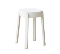 Tabouret Bas Tabouret en Plastique for la Maison, Banc épais, Tabouret Rond, Chaise de Rangement for célébrités sur Internet, empilable for Moulin à Vent pour Maison(J)