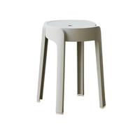 Tabouret Bas Tabouret en Plastique for la Maison, Banc épais, Tabouret Rond, Chaise de Rangement for célébrités sur Internet, empilable for Moulin à Vent pour Maison(F)