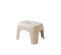 Tabouret Bas Tabouret Simple empilable for Salle de Bain, Salon, Petit Banc Ottoman for la Maison, Tabouret Rond en Plastique épais pour Maison(Small Size)