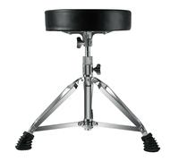 XDRUM Tabouret de batterie Session DHS-1 – réglable 47–60 cm, assise Ø32 cm, pliable