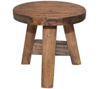 Tabouret bois d acajou massif