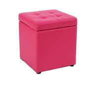 Tabouret carré en similicuir rembourré avec rangement - Tabouret de maquillage polyvalent, banc à chaussures d'entrée, siège de piano, canapé fonctionnel pour décoration d'intérieur et nization.