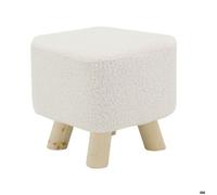 AUBRY GASPARD Tabouret carré Enfant en Coton bouclettes